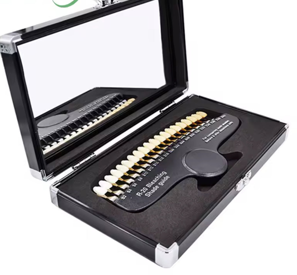 Professional Teeth Whitening Shade Guide with Mirror