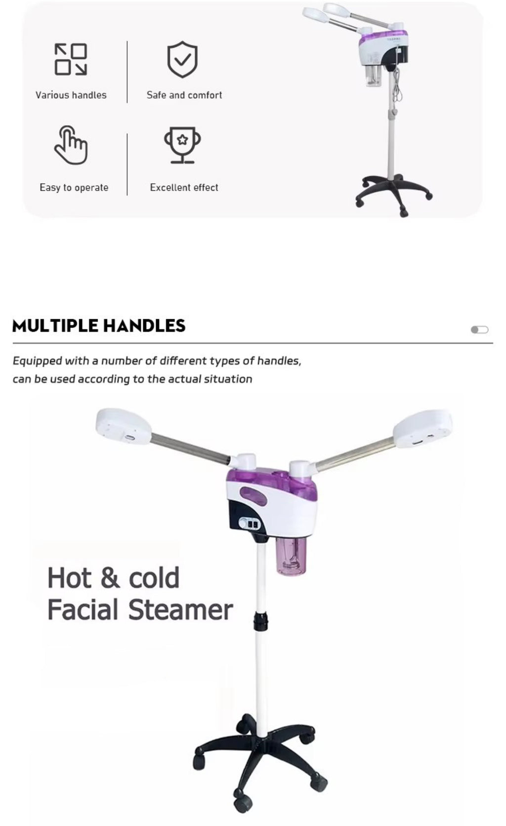 Professional High Radio Frequency Facial Steamer