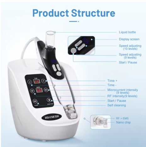 EMS Derma Pen for Acne Scars & Skin Tightening