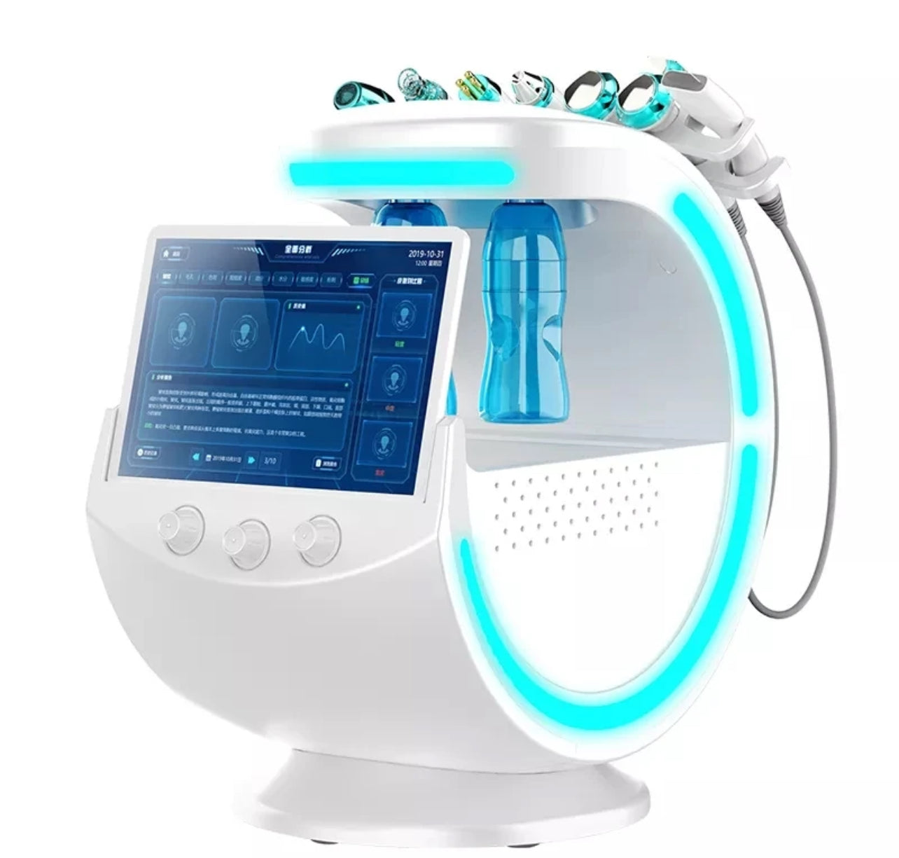 Smart Ice Blue 7-in-1 Facial Machine