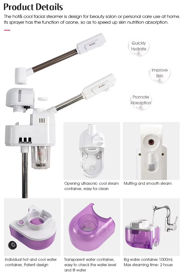 Professional High Radio Frequency Facial Steamer